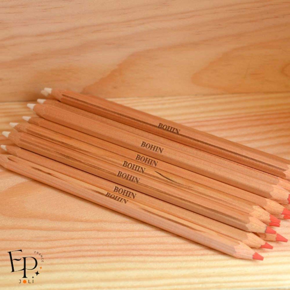 Crayons Craie bicolore Blanc Rouge Bohin Crayons Craie bicolore Blanc Rouge Bohin