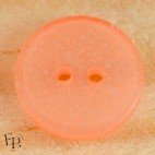 Bouton Rose Pêche Paillettes 10 mm