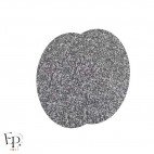 Genouillère & Coudière x 2 - Ovale Enfant Thermocollant - Argent Pailleté Star