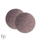 Genouillère & Coudière x 2 - Rond Enfant Thermocollant - Or rose Pailleté rose Star