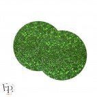 Genouillère & Coudière x 2 - Rond Enfant Thermocollant - Vert Pailleté Star