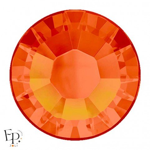 Strass Hotfix Swarovski Xilion 2038 SS10 coloris Opale de Feu 3 mm thermocollant