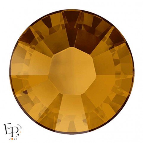 Strass Hotfix Swarovski Xilion 2038 SS10 coloris Cristal de cuivre (Crystal Copper) 3 mm thermocollant