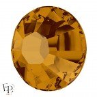 Strass Hotfix Swarovski Xilion 2038 SS10 coloris Cristal de cuivre (Crystal Copper) 3 mm thermocollant - Vue de profil