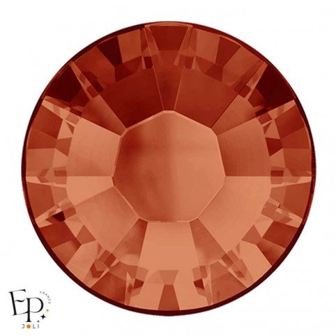 Strass Hotfix Swarovski Xilion 2038 SS10 coloris Jacinthe (Hyacinth) 3 mm thermocollant