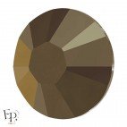 Strass Hotfix Swarovski Xilion 2038 SS10 coloris Métallique Or Clair (Metallic Light Gold) 3 mm thermocollant - Vue de profil