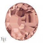 Strass Hotfix Swarovski Xilion 2038 SS10 coloris Rose tendre (Blush rose) 3 mm thermocollant - Vue de profil
