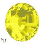 Strass Hotfix Swarovski Xilion 2038 SS10 coloris Citrine 3 mm thermocollant - Vue de profil