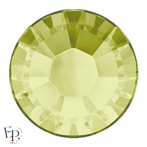 Strass Hotfix Swarovski Xilion 2038 SS10 coloris Jonquille 3 mm thermocollant
