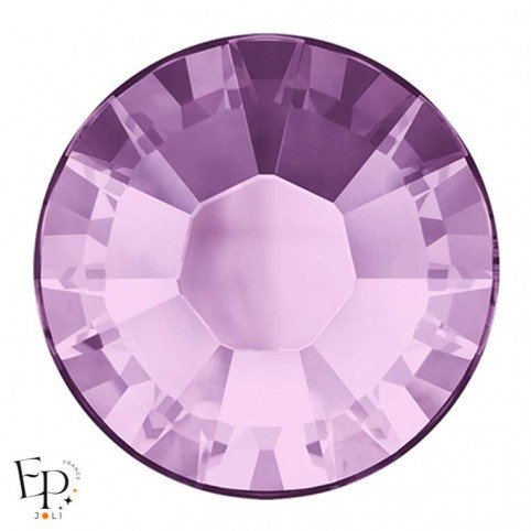 Strass Hotfix Swarovski Xilion 2038 SS10 coloris Améthyste clair (Light Amethyst) 3 mm thermocollant