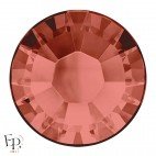 Strass Hotfix Swarovski Xilion 2038 SS10 coloris Saphir orange rosé (Padparadscha) 3 mm thermocollant