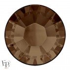 Strass Hotfix Swarovski Xilion 2038 SS10 coloris Topaze fumé (Smoked Topaz) 3 mm thermocollant