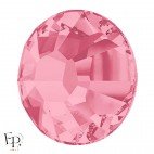 Strass Hotfix Swarovski Xilion 2038 SS10 coloris Rose clair (Light Rose) 3 mm thermocollant - Vue de profil