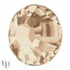 Strass Hotfix Swarovski Xilion 2038 SS10 coloris Soie (Silk) 3 mm thermocollant - Vue de profil