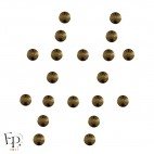 Motif Dièze avec Strass Hotfix Swarovski Xilion 2038 SS10 coloris Cristal doré (Crystal Dorado) 3 mm thermocollant