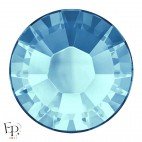 Strass Hotfix Swarovski Xilion 2038 SS10 (3 mm) et SS16 (4 mm) coloris Aigue - Marine (Aquamarine) thermocollant