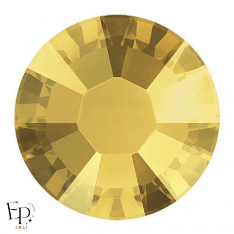 Strass Hotfix Swarovski Xilion 2038 SS10 (3 mm) et SS16 (4 mm) coloris Soleil métallisé (Metallic Sunshine) thermocollant