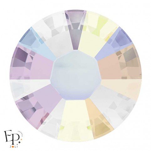 Strass Hotfix Swarovski Xilion 2038 SS10 (3 mm) et SS16 (4 mm) coloris Aurore Boréale thermocollant