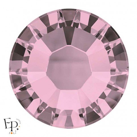 Strass Hotfix Swarovski Xilion 2038 SS10 (3 mm) et SS16 (4 mm) coloris Vieux Rose (Crystal Antique Pink) thermocollant