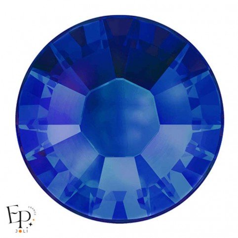 Strass Hotfix Swarovski Xilion 2038 SS10 (3 mm) et SS16 (4 mm) coloris Bleu méridien (Crystal Meridian Blue) thermocollant