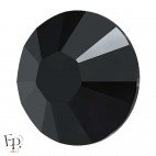 Zoom sur strass Jet – cristal noir intense effet miroir