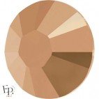 Cristal thermocollant Swarovski Rose Gold – de profil - effet or rose intense et sophistiqué