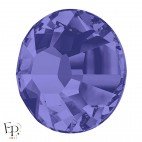 Strass Hotfix Swarovski Xilion 2038 SS10 (3 mm) et SS16 (4 mm) coloris Tanzanite thermocollant - Vue de profil