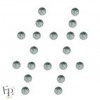 Motif Dièse avec Strass Hotfix Swarovski Xilion 2038 SS10 (3 mm) et SS16 (4 mm) coloris Diamant noir (Black Diamond)