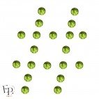 Motif Dièse avec Strass Hotfix Swarovski Xilion 2038 coloris Olivine thermocollant