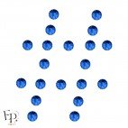 Motif Dièse avec Strass Hotfix Swarovski Xilion 2038 coloris Saphir thermocollant