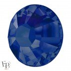 Strass Hotfix Swarovski Xilion 2038 SS10 (3 mm) et SS16 (4 mm) coloris Bleu Méridien (Crystal Meridian Blue) - Vue de profil
