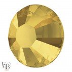 Strass Hotfix Swarovski Xilion 2038 SS10 (3 mm) et SS16 (4 mm) coloris Soleil métallisé (Metallic Sunshine)  - Vue de profil