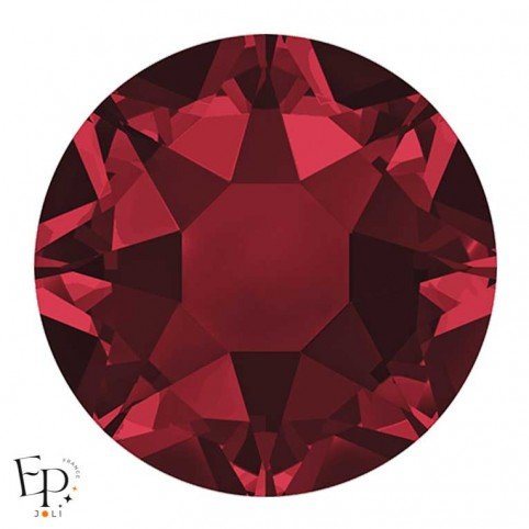 Strass Hotfix Swarovski Xirius 2078 SS20 (5 mm) coloris Rouge Siam thermocollant