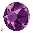 Strass Hotfix Swarovski Xirius 2078 SS20 (5 mm) coloris Améthyste thermocollant - Vue de profil
