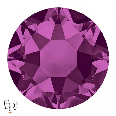 Strass Hotfix Swarovski Xirius 2078 SS20 (5 mm) coloris Fuchsia thermocollant