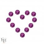 Strass thermocollant Swarovski XIRIUS 2078 Fuchsia – coeur