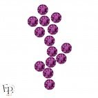 Strass thermocollant Swarovski XIRIUS 2078 Fuchsia – fleur