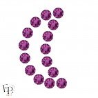 Strass thermocollant Swarovski XIRIUS 2078 Fuchsia – lune