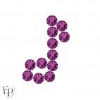 Strass thermocollant Swarovski XIRIUS 2078 Fuchsia – note de musique