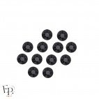 Cristal thermocollant Swarovski Jet 5 mm – motif dièse