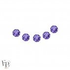 Motif Sourire avec Strass Hotfix Swarovski Xirius 2078 SS20 (5 mm) coloris Tanzanite thermocollant