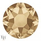 Strass Swarovski XIRIUS 2078 Golden Shadow – brillance raffinée sur fond neutre