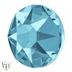 Strass Hotfix Swarovski Xirius 2078 SS20 (5 mm) et SS34 (7 mm) coloris Aigue - Marine thermocollant - Vue de profil
