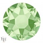 Strass Hotfix Swarovski Xirius 2078 SS20 (5 mm) et SS34 (7 mm) coloris Chrysolite thermocollant