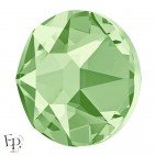 Strass Hotfix Swarovski Xirius 2078 SS20 (5 mm) et SS34 (7 mm) coloris Chrysolite thermocollant - Vue de profil