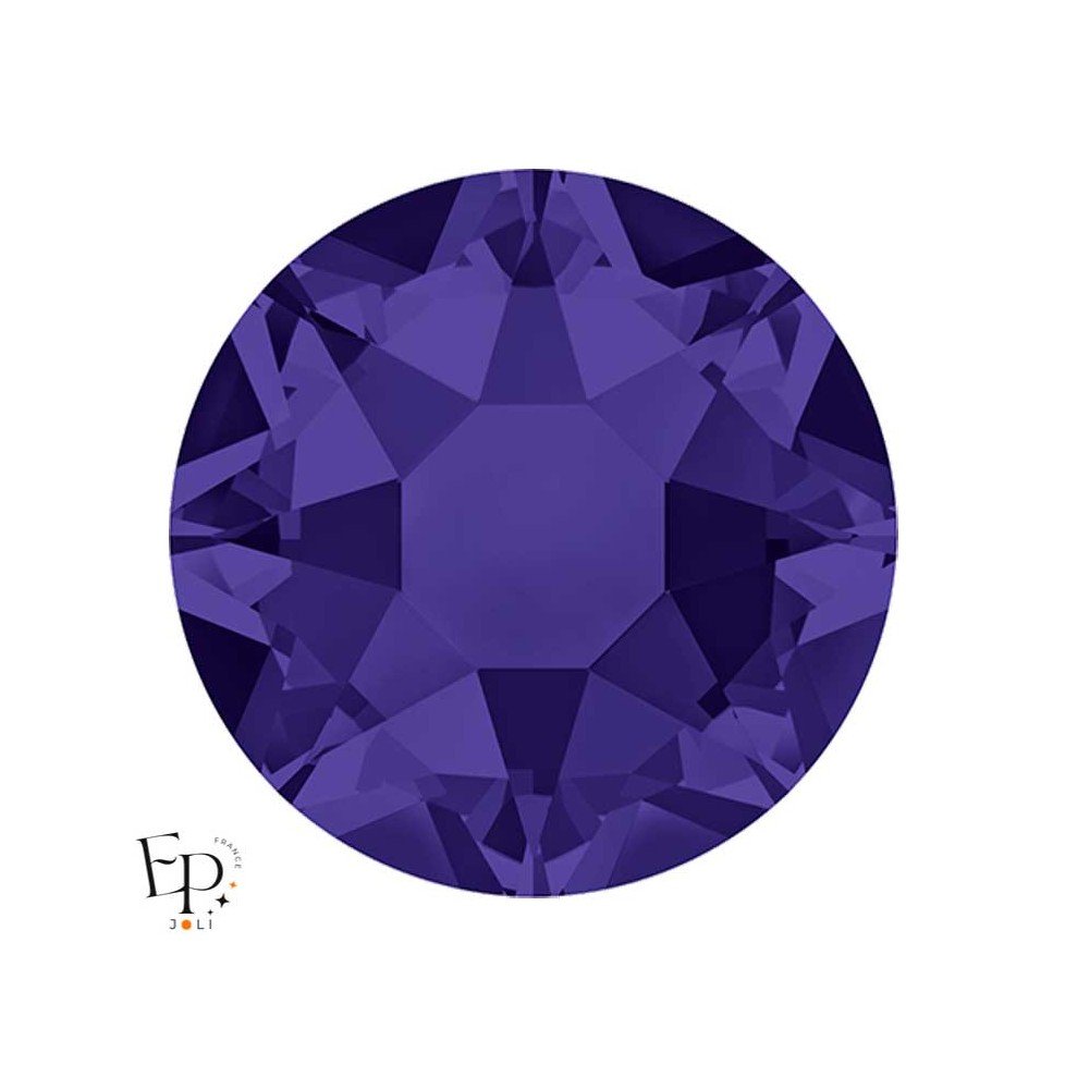 Strass Hotfix Swarovski Xirius 2078 SS20 (5 mm) et SS34 (7 mm) coloris Velours Violet thermocollant Strass Hotfix Swarovski Xirius 2078 SS20 (5 mm) et SS34 (7 mm) coloris Velours Violet thermocollant