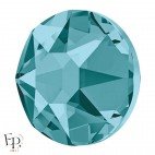 Strass Hotfix Swarovski Xirius 2078 SS20 (5 mm) et SS34 (7 mm) coloris Bleu Zircon thermocollant - Vue de profil