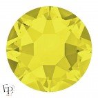 Strass Hotfix Swarovski Xirius 2078 SS20 (5 mm) et SS34 (7 mm) coloris Citrine thermocollant