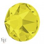 Strass Hotfix Swarovski Xirius 2078 SS20 (5 mm) et SS34 (7 mm) coloris Citrine thermocollant - Vue de profil