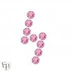 Strass thermocollant Swarovski Light Rose – nuance douce et féminine de rose clair - motif Eclair